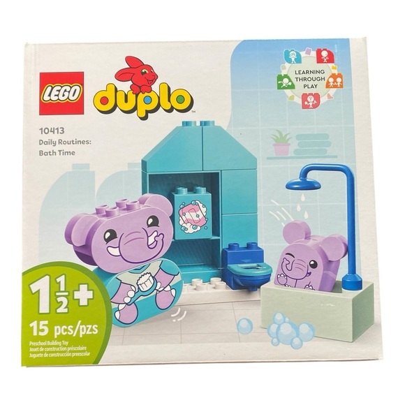 LEGO DUPLO Daily Routines Bath Time Building Block Set 10413 NEW - Picture 1 of 3